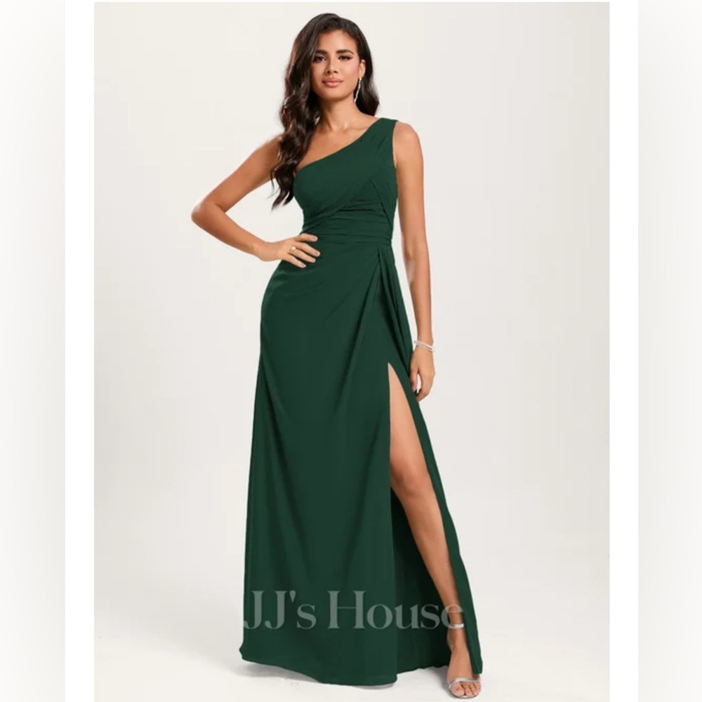 Hunter Green Evening Gown